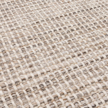 Gabrielle Basketweave Wool Hand Woven Rug by Clarke & Clarke in Natural