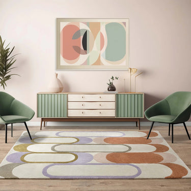 Asiatic London Romy Module Hand-Tufted Pastel Wool Modern Soft Rug - Medium 120x170 cm (4'x5'6")