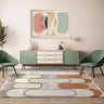 Asiatic London Romy Module Hand-Tufted Pastel Wool Modern Soft Rug - Medium 120x170 cm (4'x5'6")