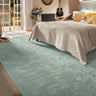 Guru Hush Aqua Turquoise Wool Viscose Modern Rug - Large 160x230 cm (5'3"x7'7")