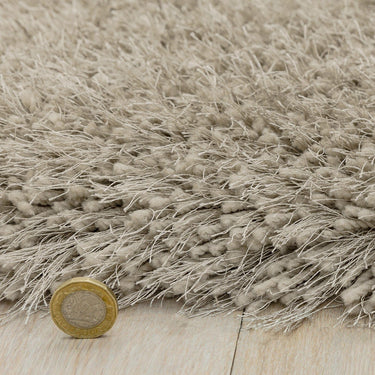 Asiatic London Cascade Cosy Soft High Pile Silky Shiny Hand-Woven Shaggy Textured Rug 100x150 cm