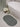My Mat Soft Washable Bathroom Non Slip Oval, Scallop and Curve Shaped Soft Shag Rug in Ghost Grey - 50 x 80cm Oval