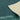 Ascot Modern Plain Hand Woven Wool Viscose Bordered Aqua Blue Rug