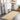 City Animal Print Zebra CIT2302 Yellow Washable Jute Polypropylene Boho Rug - Runner 80x220 cm (2'6"x7'3")