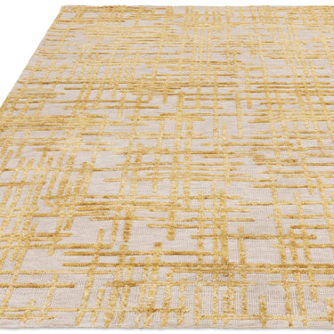 Asiatic London Mason Draft Yellow Gold Traditional Abstract Modern Rug