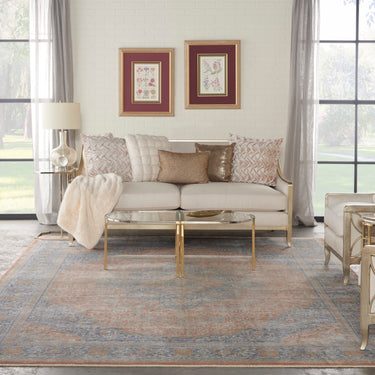Starry Nights STN07 Blush Multi By Cotton Persian Traditional Vintage Rug