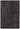 Coral 3D Effect Gunmetal Black Handmade Wool Viscose Abstract Rug