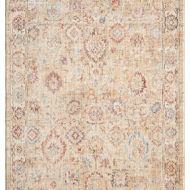Alia 513A2 Short Pile Beige Cream Polypropylene Traditional Modern Rug