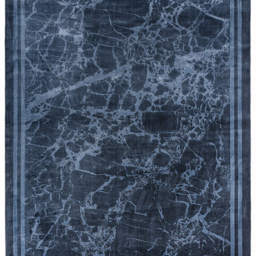 Asiatic London Zehraya ZE02 Ink Blue Border Washable Persian Traditional Vintage Rug
