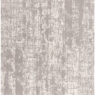 Asiatic London Kuza Grey Polypropylene Abstract Textured Distressed Rug