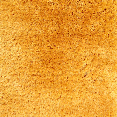 Mayfair Modern Plain High Pile Luxurious Shaggy Rug in Ochre Yellow