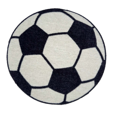 My Nylon Pattern Football Washable Non-Slip Round Rug 65x65 m