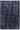 Asiatic London Kuza Navy Blue Polypropylene Abstract Textured Distressed Rug