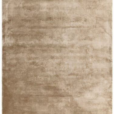 Gleam Luxury Contemporary Modern Shiny Plain Hand Woven Viscose Beige Natural Rug