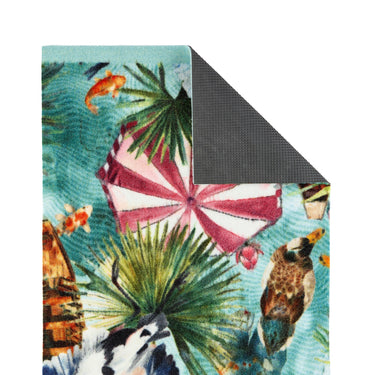 My Studio Lux Parasols Non-Slip Kitchen Home Entrance Runner Hall Rug in Multi Colours 65x150 cm