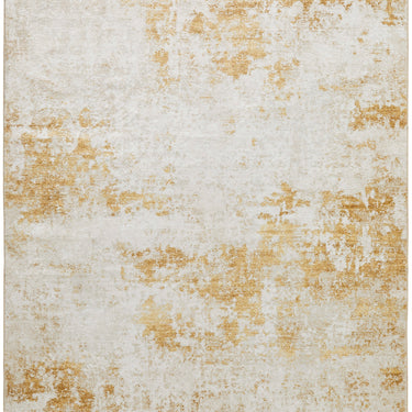 Consept Looms Lux LUX11 Machine Gold Washable Non-Slip Abstract Geometric Rug