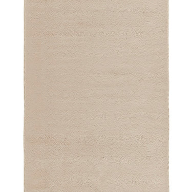 Origins Washable Faux Fur Modern Plain Natural Non-Slip Rug