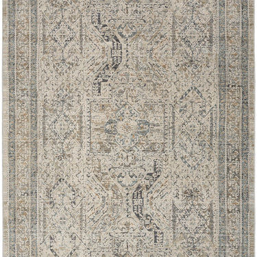 Lynx LNX01 Ivory Grey Blue By Polypropylene Persian Traditional Vintage Rug