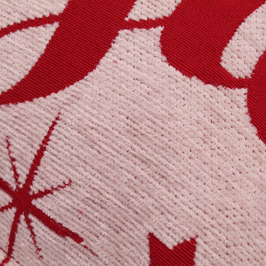 Christmas Believe Cream Red Washable Cotton Soft Cushion 45x45 cm