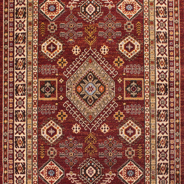 URCO Cashmere 5568 Red Extra Oriental Traditional Floral Kilim Rug 200x290 cm