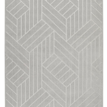Consept Looms Maze MAZ102 Grey By Concept Geometric Textured Modern Rug