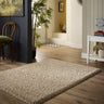 Hadley Thick Fluffy Beige By Polypropylene Shaggy Modern Rug - Large 160x230 cm (5'3"x7'7")