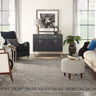 Starry Nights STN10 Grey Navy By Cotton Persian Traditional Vintage Rug - 160 x 221 cm (5'3"x7'3")