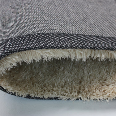 Grande Vista Ivory Shaggy Textured Soft Hallway Runner Rug 60x230 cm