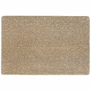 My Linen Beige Non Washable Cotton Plain Doormat