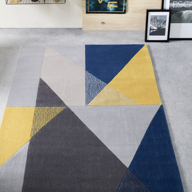 Origins Trio Geometric Design Matters Rug in Multi Earth, Bold and Pastel Colours