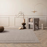 Larson Braided Hand Woven Natural Undyed Wool Beige Rug - Medium 120x170 cm (4'x5'6")