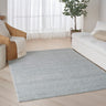 DKNY Pure Knots DKP01 Hand Made Plush Chunky Loop Texture Denim Rug - 61 x 91 cm (2'3')