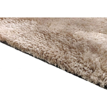 Tranquilty Shaggy Soft Velvet Natural Rug in 80 x 150 cm (2'6''x5'0'')