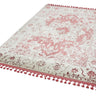 Classic Silky Flatweave Shiny Shimmer Soft Fringed Viscose Cotton Traditional Vintage Rug - Medium 133x190 cm (4'4"x6'3")