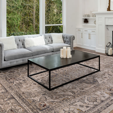 Sovereign Ash Medallion Traditional Rug Flatweave Silky Shiny Beige Natural Rug