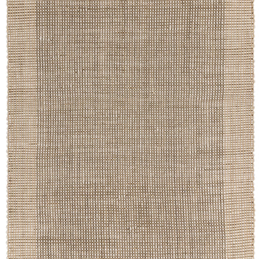Avalon Modern Fringed Wool Hand Woven Flatweave Plain Rug in Forest Green