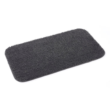 Dip and Drip Buddy Bathroom Toilet Charcoal Grey Washable Non-Slip Polypropylene Shaggy Bath Mat - Runner 67x120 cm