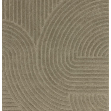 Hague Modern Hand Made Wool Rug in Sage Green