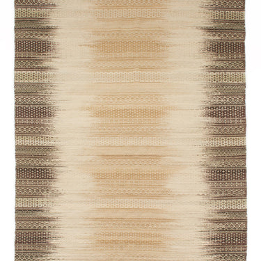 Consept Looms Fusion Knitted Natural Beige Wool Traditional Geometric Textured Rug 200x290 cm