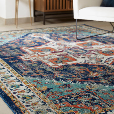 Origins Granada Traditional Bordered Rug & Hallway Runner in Emerald