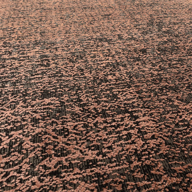 Elodie Contemporary Rug Modern Luxurious Soft Silky Metallic Shine Abstract Rug in Terracotta Black