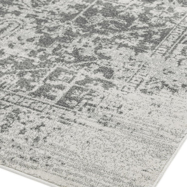 Asiatic London Nova Antique NV10 Grey Polypropylene Traditional Vintage Abstract Rug