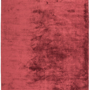 Katherine Carnaby Chrome Hand Made Rug Modern Plain Viscose Silky Shiny Luxurious Claret Rug