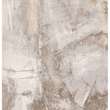 Asiatic London Stellar ST02 Marbled Beige Natural Polypropylene Abstract Textured Rug