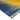 Consept Looms Fusion Knitted Bright Blue Ochre Yellow Wool Traditional Geometric Textured Rug 200x290 cm