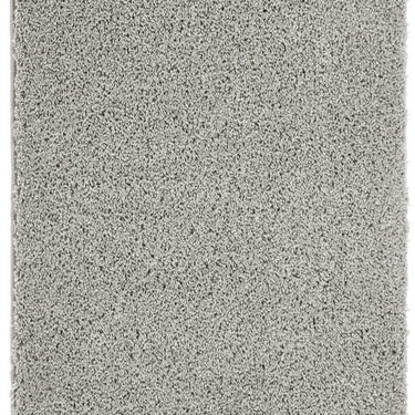 Origins My Grey Washable Non-Slip Polypropylene Shaggy Rug