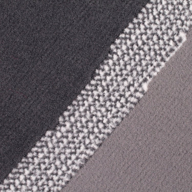 Modern Poly Nova Stripe Rug in Grey