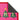 My Mat Nylon Indoor Washable My Bright Pink Red Christmas Home Trees Non Slip Entrance Rug in 50x75 cm