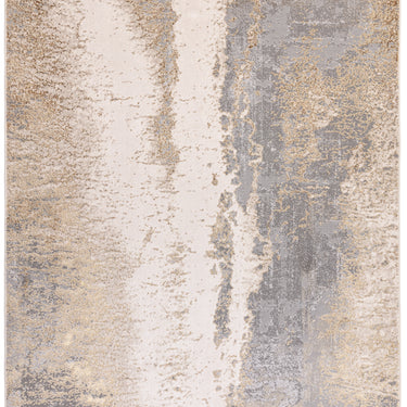 Aurora Cliff AU24 Modern Abstract Marbled Rug in Grey Silver Natural
