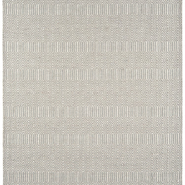 Sloan Hand Woven Flatweave Ethnic Rug or Runner in Silver